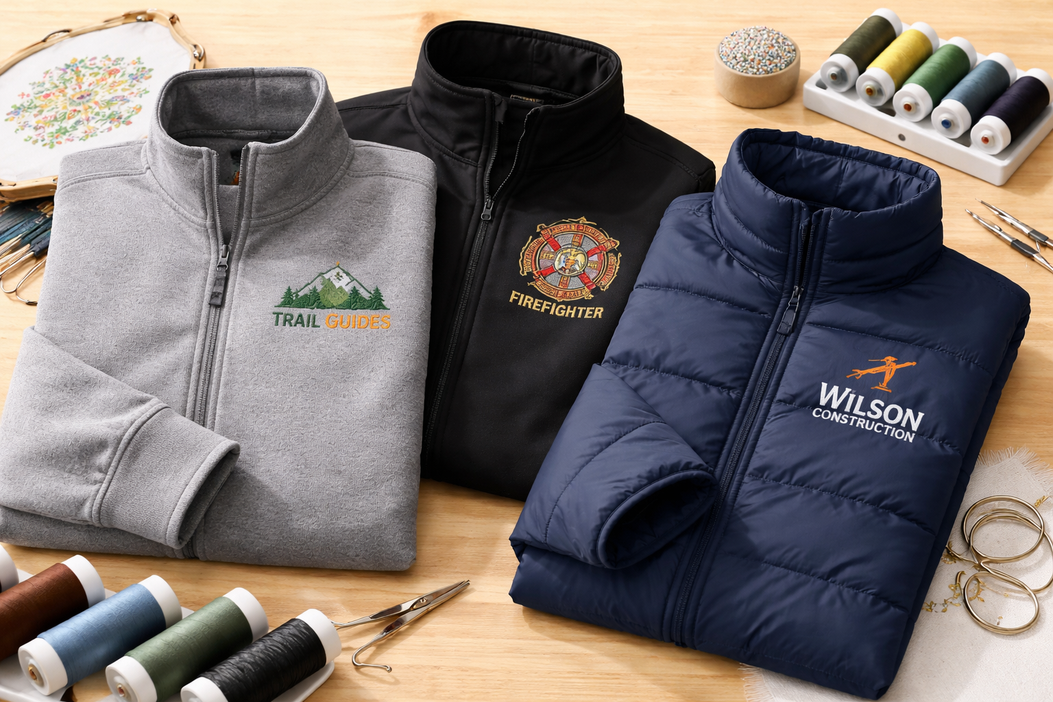 Custom Embroidered Jackets