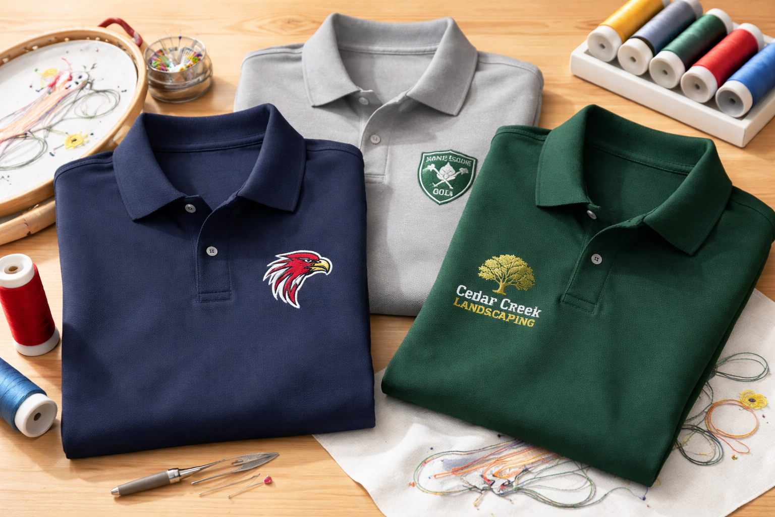 Custom Embroidered Polo Shirts