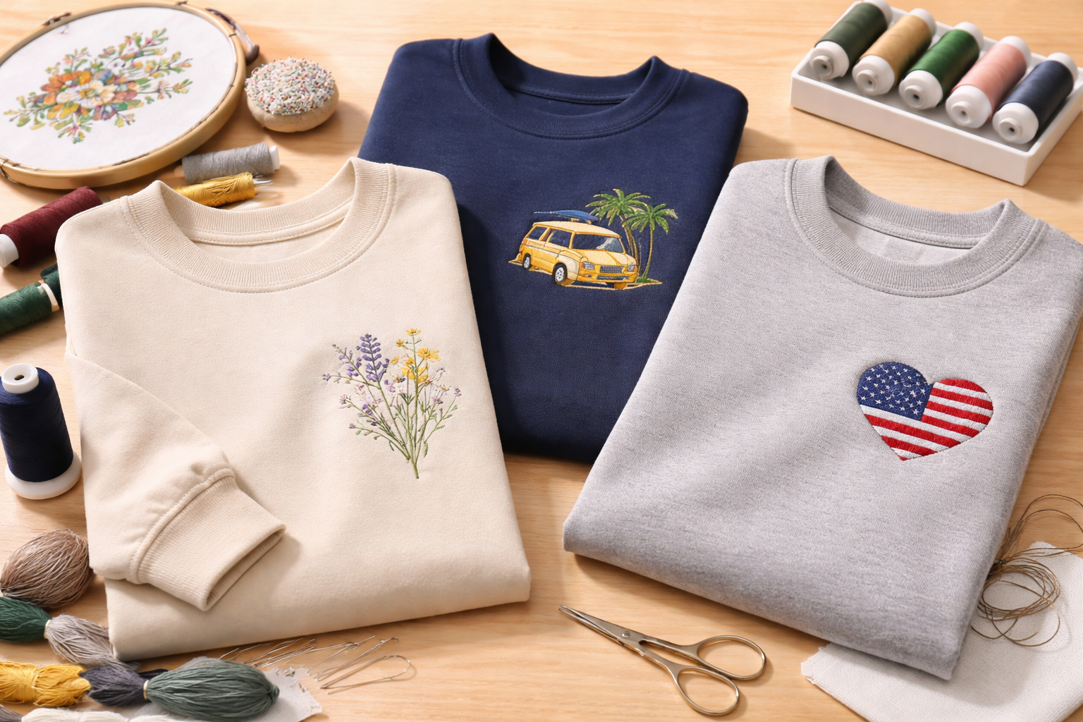 Custom Embroidered Sweatshirts
